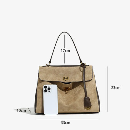 Luxury Frosted Fashion Shoulder Bag – Versatile Designer Tote for Women