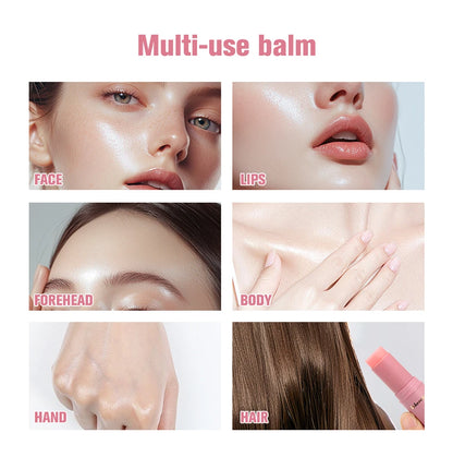 Lakerain Korean Pink Balm Stick – Hydrating Multi‑Use Wrinkle Bounce Balm