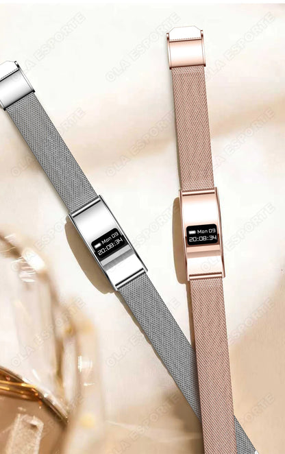 Ultra-Thin Smart Watch-2026 | Heart Rate, Blood Oxygen, Sleep Monitor & IPX8 Waterproof
