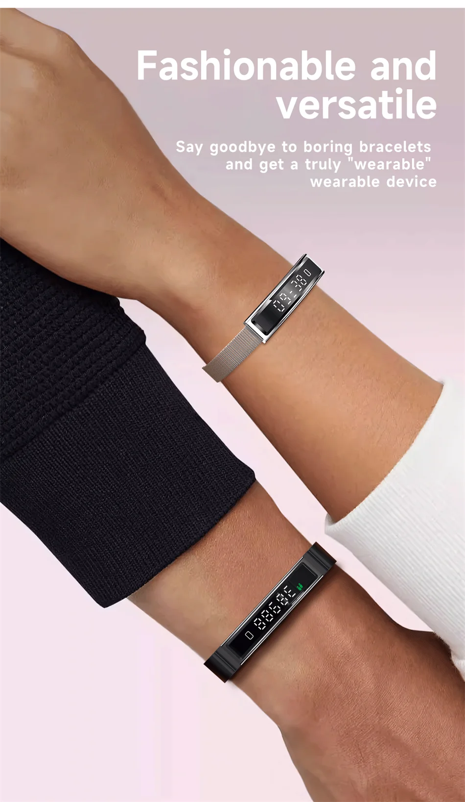 2026 Ultra-Thin Smart Watch | Heart Rate & Sleep Monitor