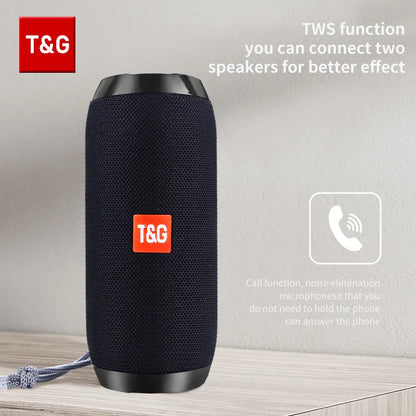 T&G TG117 Portable Bluetooth 5.3 Waterproof Outdoor Speaker