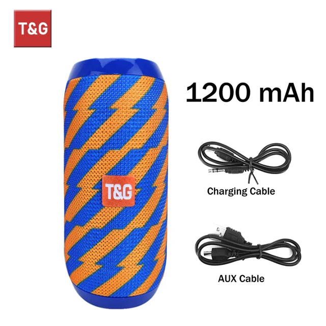 T&G TG117 Portable Bluetooth 5.3 Waterproof Outdoor Speaker