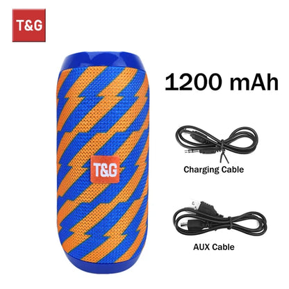 T&G TG117 Portable Bluetooth 5.3 Waterproof Outdoor Speaker
