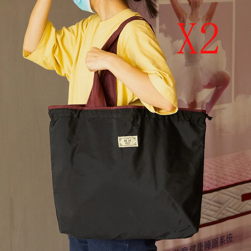 Reusable Shopping Bag, Large Foldable  Eco-friendly