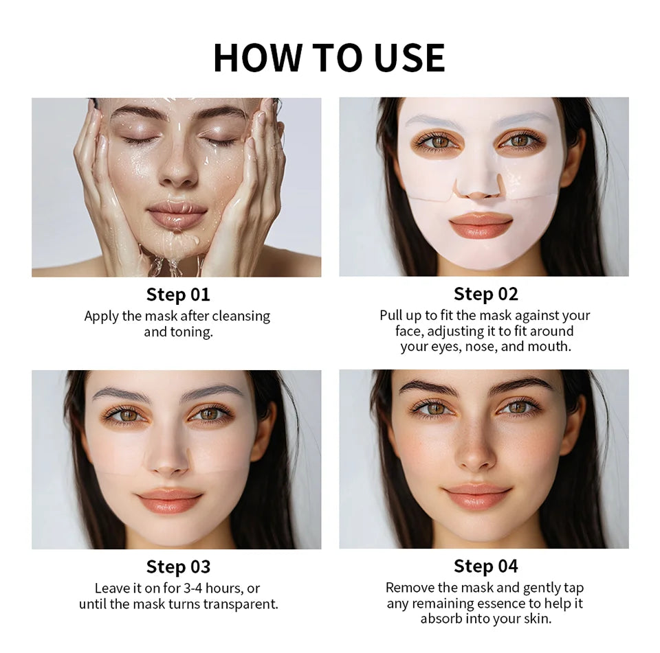 Bio-Collagen Real Deep Mask Hydrating Overnight Hydrogel Face Mask