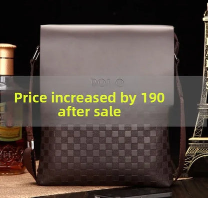 Luxury Soft Leather Men’s Shoulder Bag