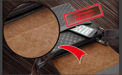 Luxury Soft Leather Men’s Shoulder Bag