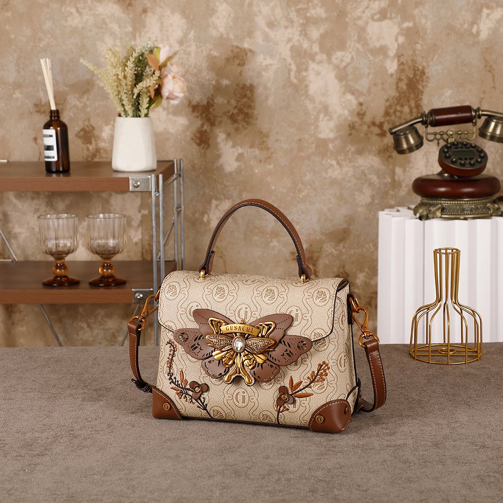 Vintage Luxury Crossbody Handbag 2026