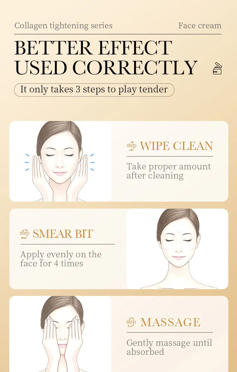 SADOER Collagen Face Cream – Firming & Hydrating Moisturizer