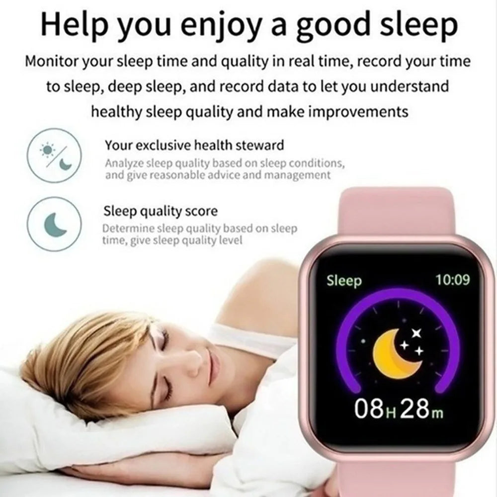 Bluetooth Smartwatch – Fitness & Sleep Monitor