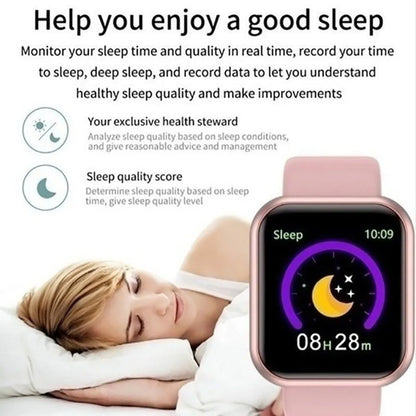 Bluetooth Smartwatch – Fitness & Sleep Monitor
