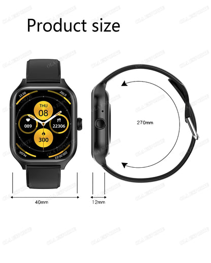1.83" HD Smart Watch Bluetooth Call Sports Fitness Tracker