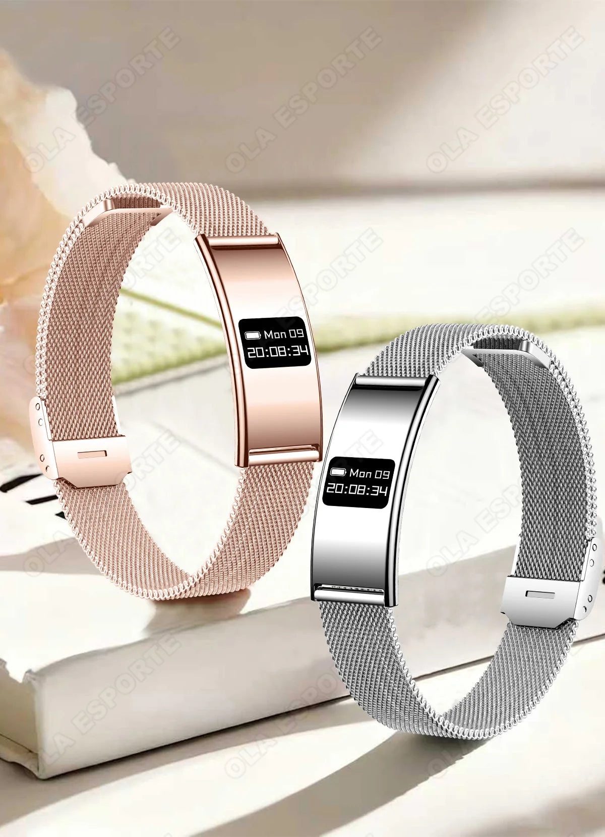 Ultra-Thin Smart Watch-2026 | Heart Rate, Blood Oxygen, Sleep Monitor & IPX8 Waterproof