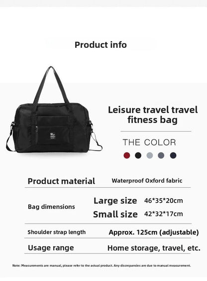 Large Capacity Waterproof Travel Handbag