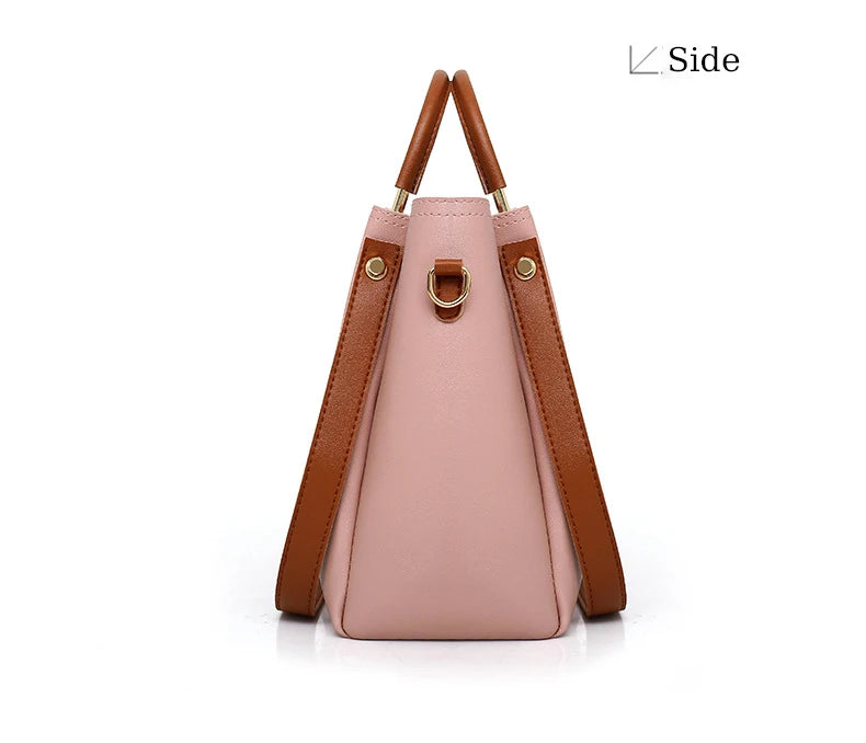 JILL MILL Luxury Handbag – Large Capacity PU Leather Tote