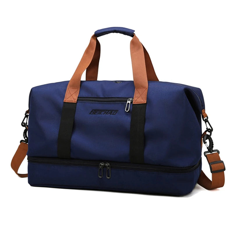 Large Capacity Travel Bag – Hand Luggage with Dry‑Wet Separation