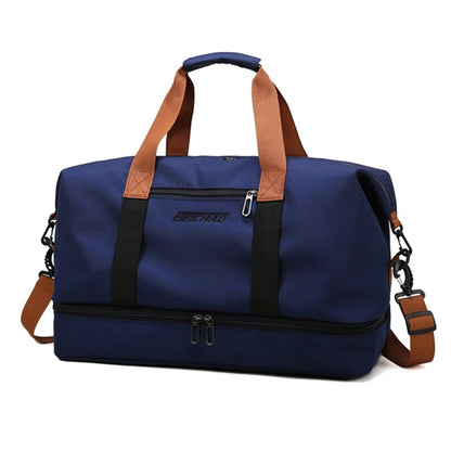Large Capacity Travel Bag – Hand Luggage with Dry‑Wet Separation