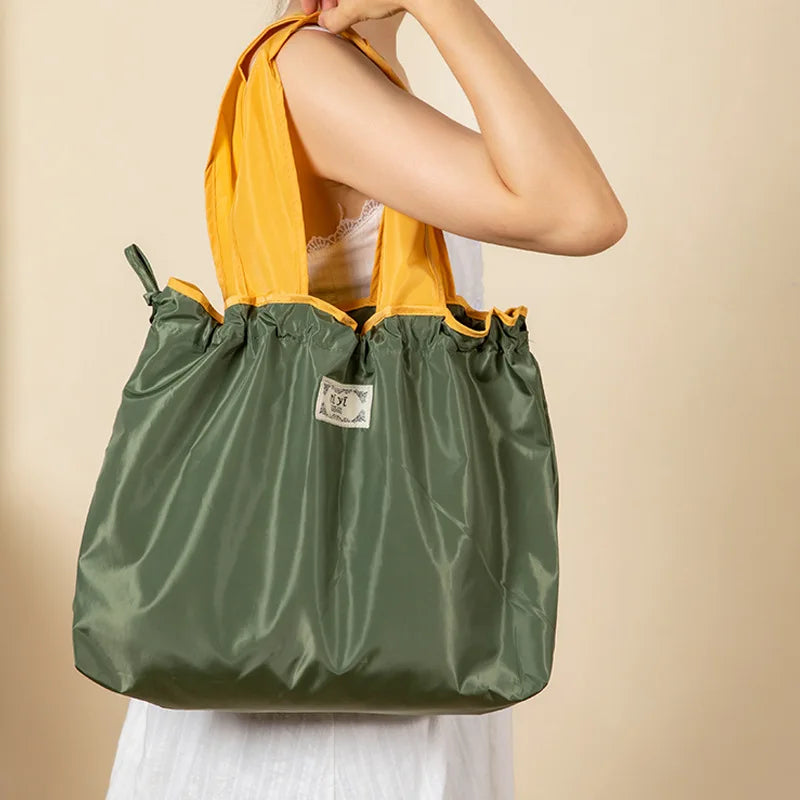 Reusable Shopping Bag, Large Foldable  Eco-friendly
