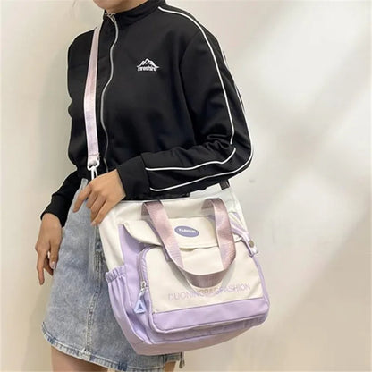 Daily Handbag – Travel Bucket Shoulder Bag – School Satchel