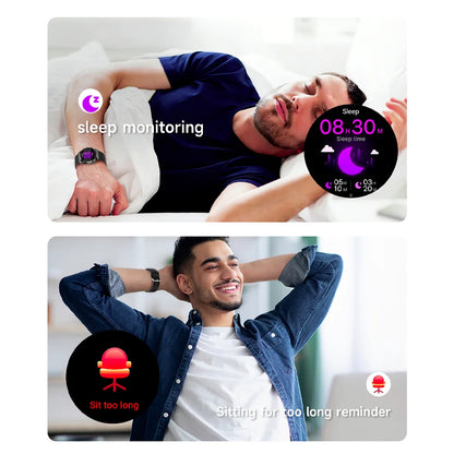 Premium AMOLED Smart Watch | Voice Assistant & Health Monitor-2026