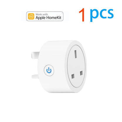 20A Tuya Smart WiFi UK Plug Energy Monitoring Socket