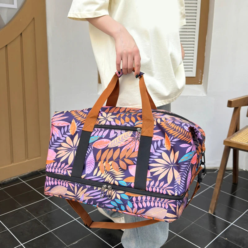 Large Capacity Travel Bag – Hand Luggage with Dry‑Wet Separation