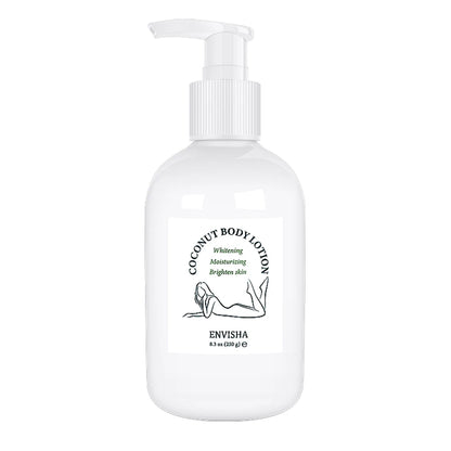 ENVISHA Coconut Oil Body Lotion – Moisturizing Glow for Face & Body