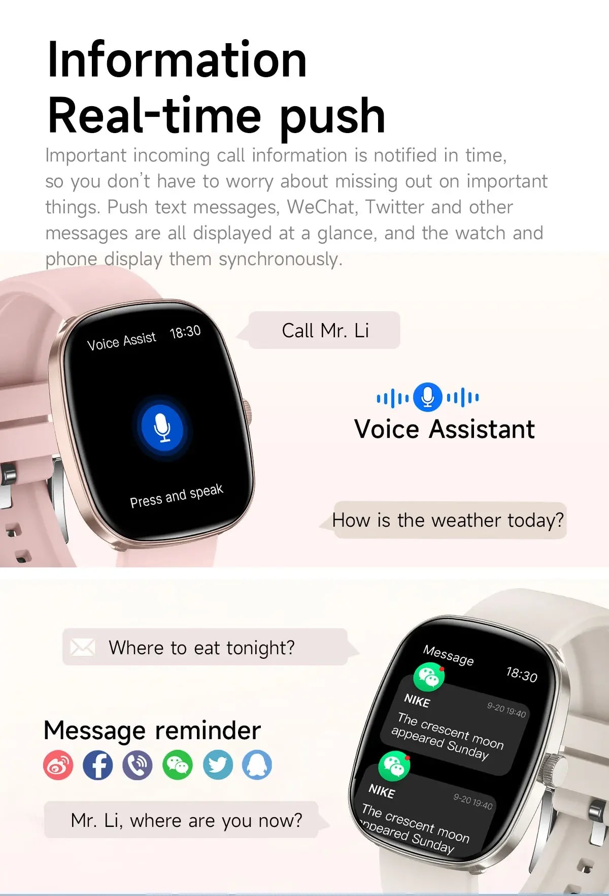 1.83" Smart Watch Bluetooth Call Fitness Health Monitor