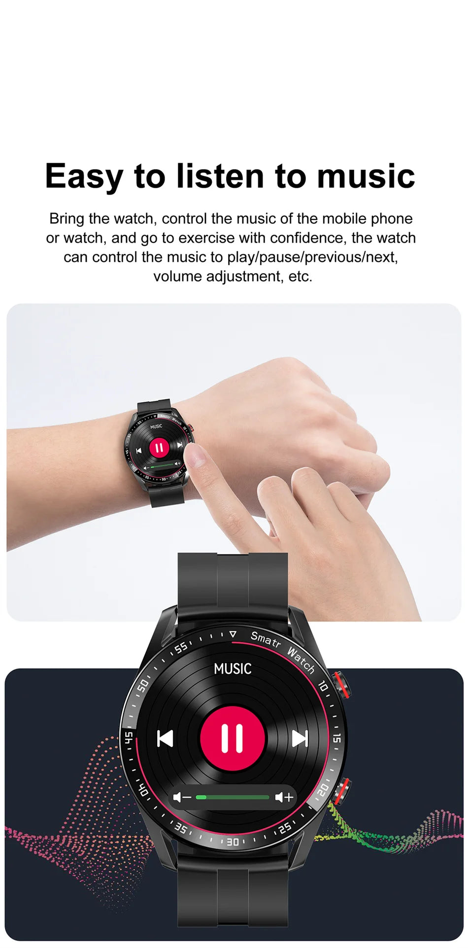 2026 HD Smart Watch Bluetooth Call Fitness Health Tracker