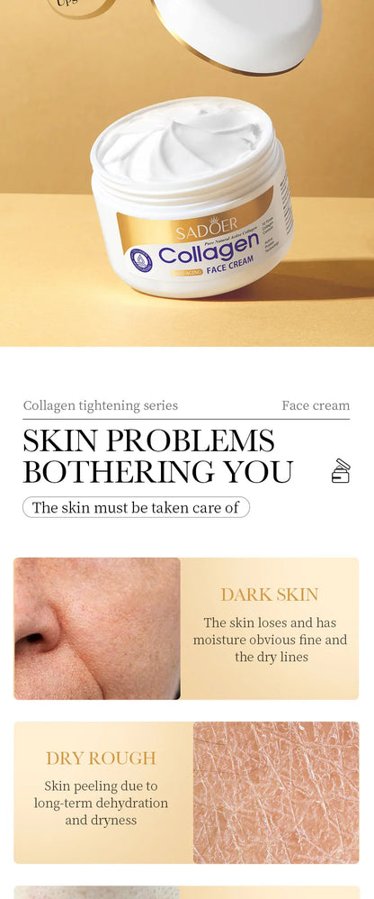 SADOER Collagen Face Cream – Firming & Hydrating Moisturizer