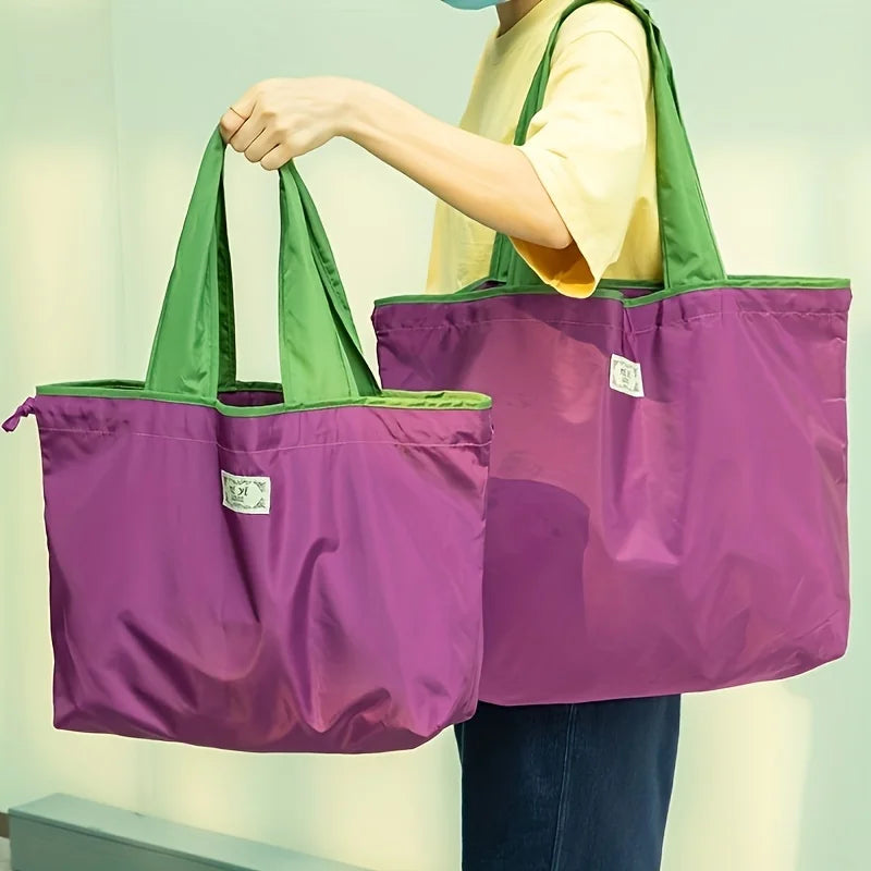 Reusable Shopping Bag, Large Foldable  Eco-friendly