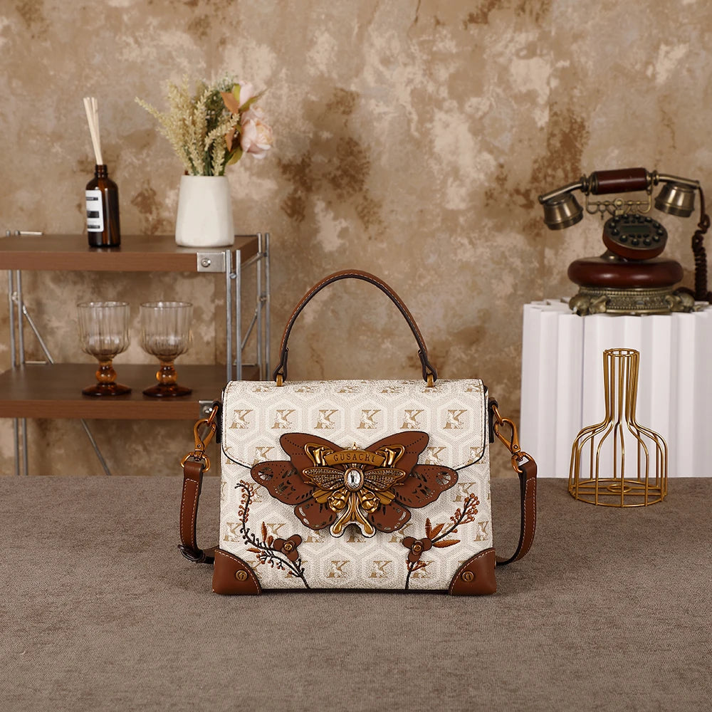 Vintage Luxury Crossbody Handbag 2026