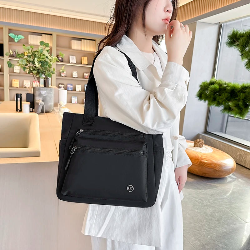 Women’s Canvas Tote Bag – Large Capacity Waterproof Handbag