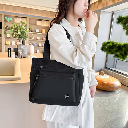 Women’s Canvas Tote Bag – Large Capacity Waterproof Handbag