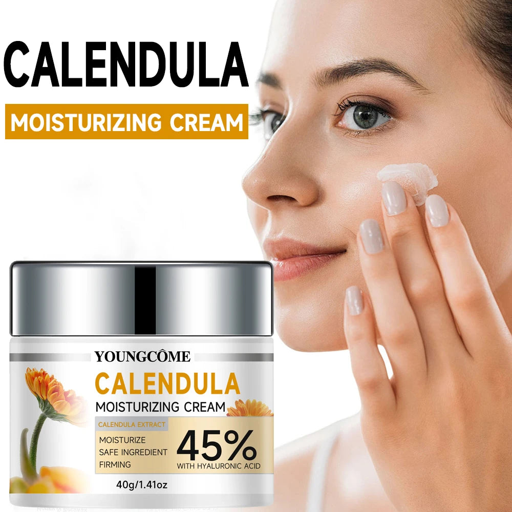 YOUNGCOME Calendula Cream – Moisturizing Glow for Face Care