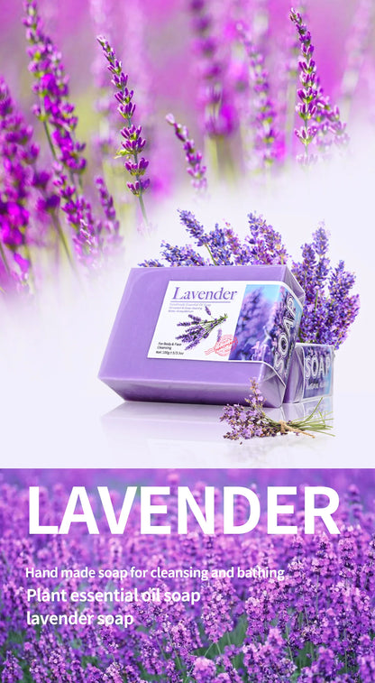 LUXURYTO Lavender Essential Oil Soap – Handmade Hydrating Cleanser
