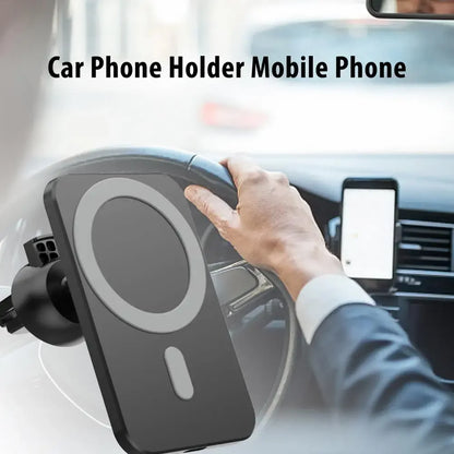 Magnetic Car Wireless Charger For Macsafe for iPhone 12 13 14 15 Pro Max Mini Air Vent Car Phone Holder Stand Fast Car Charging