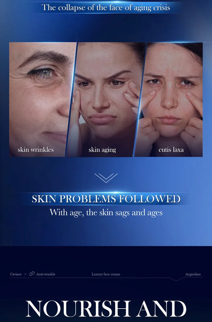 Caviar Firming Anti‑Aging Moisturizer Cream – Collagen & Pearl Lift