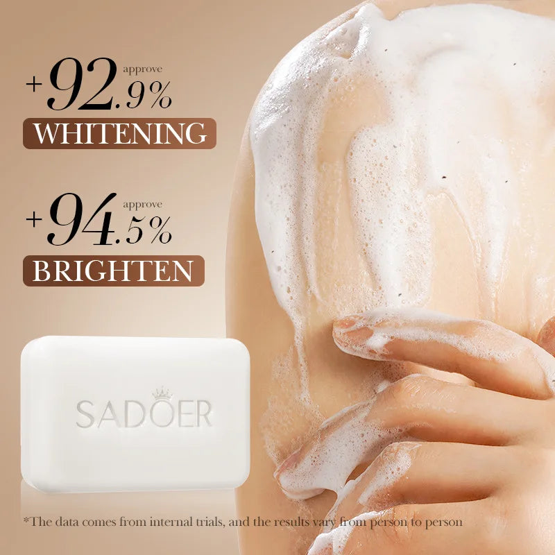 SADOER Niacinamide Arbutin Soap – Brightening & Moisturizing Cleanser