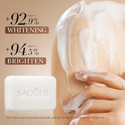 SADOER Niacinamide Arbutin Soap – Brightening & Moisturizing Cleanser