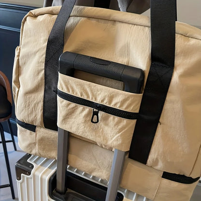 Women’s Waterproof Travel Tote – Separate Shoe Storage Duffel