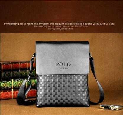 Luxury Soft Leather Men’s Shoulder Bag