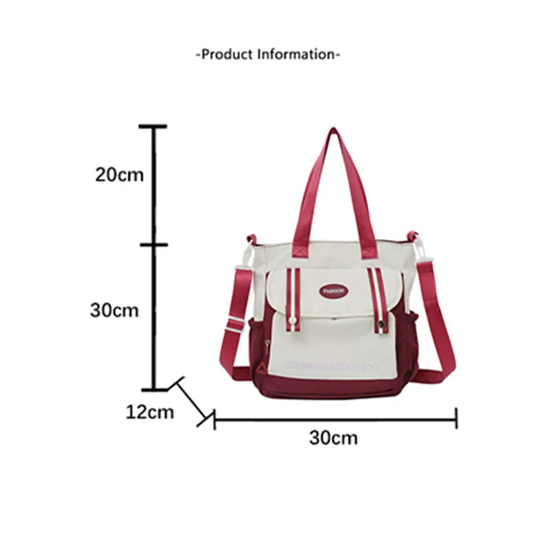 Daily Handbag – Travel Bucket Shoulder Bag – School Satchel