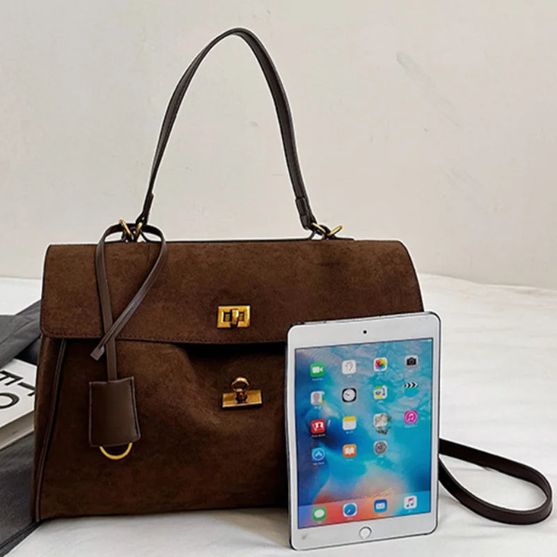 Luxury Frosted Fashion Shoulder Bag – Versatile Designer Tote for Women