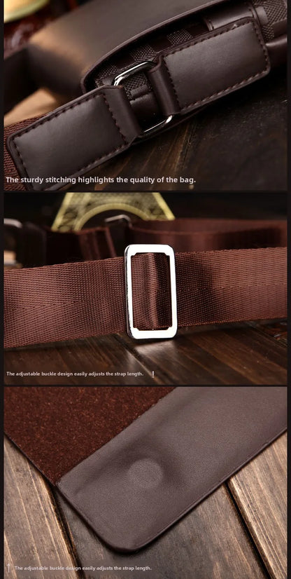 Luxury Soft Leather Men’s Shoulder Bag