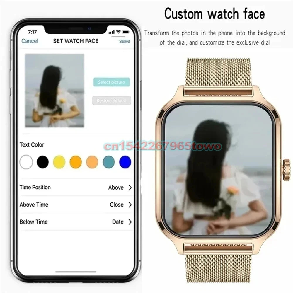1.83" HD Smart Watch Bluetooth Call Sports Fitness Tracker