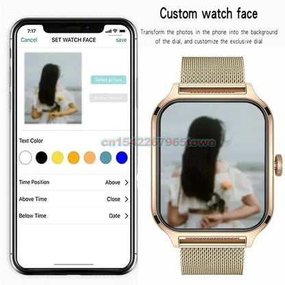 1.83" HD Smart Watch Bluetooth Call Sports Fitness Tracker