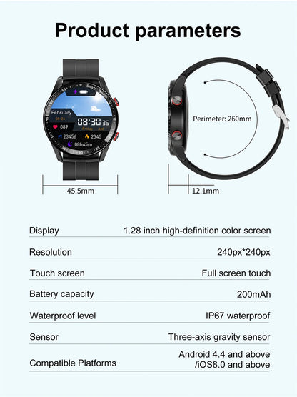 2026 HD Smart Watch Bluetooth Call Fitness Health Tracker