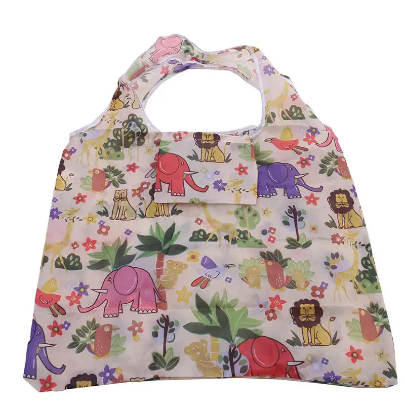 Fashion Portable Various Prints  Nylon Easy to Fold Package Travel Essential