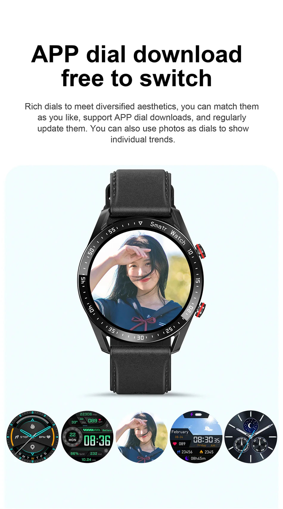 2026 HD Smart Watch Bluetooth Call Fitness Health Tracker